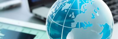 Digital world globe