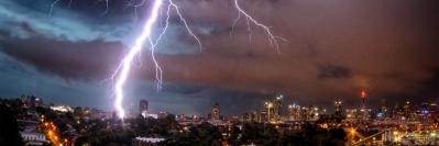 Lightning storm