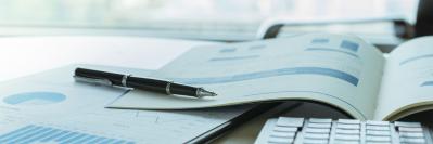 papers, pen and a calculator